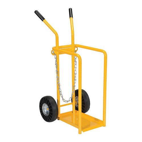 Tilt Back Cylinder Hand Truck, 150 Lb