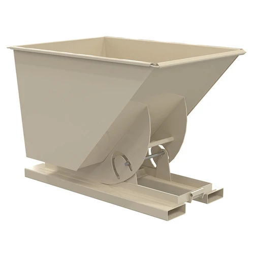 Vestil Hopper W/O Bump & Dump Md 1 Cuyd 4K Beige