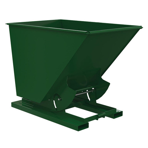 Vestil Hopper W/O Bump&Dump Ld 1.5 Cu Yd 2K Green