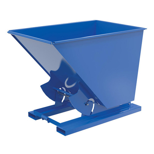 Vestil Hopper W/O Bump & Dump Md 1.5 Cu Yd 4K Blue 