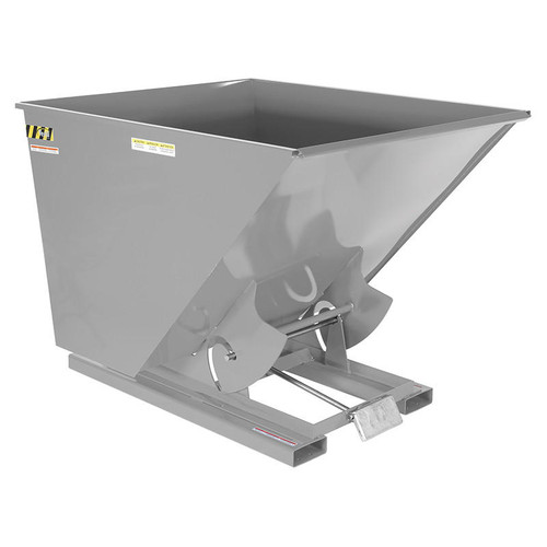 Vestil Self-Dump Hopper Hd 2 Cu Yd 6K Machine Gray 