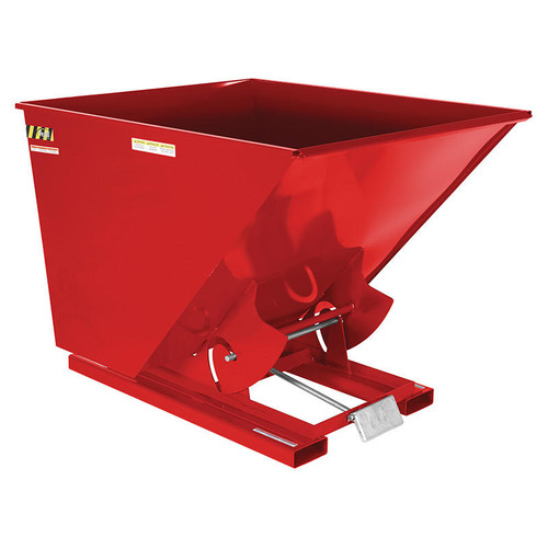 Vestil Self-Dump Hopper Hd 2 Cu Yd 6K Red 