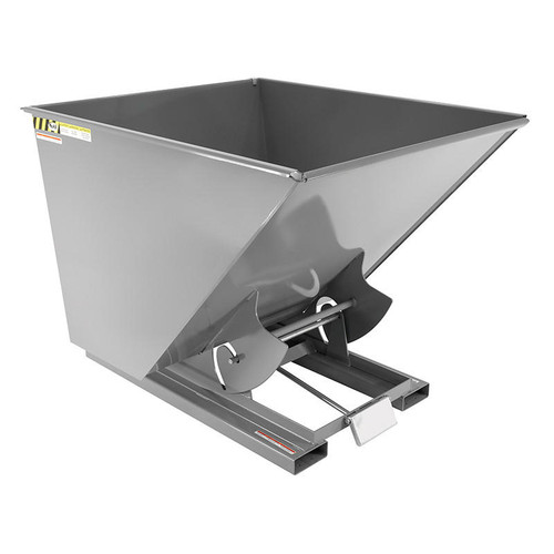 Vestil Self-Dump Hopper Md 2 Cu Yd 4K Gray