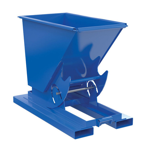 Vestil Hopper W/O Bump&Dump Hd .25 Cu Yd 6K Blue 