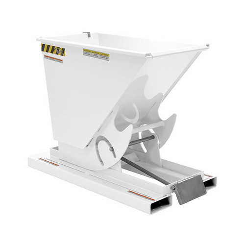Vestil Self-Dump Hopper Hd .25 Cu Yd 6K White 