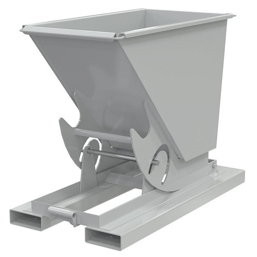 Vestil Hopper W/O Bump&Dump Md .25 Cu Yd 4K M Gray