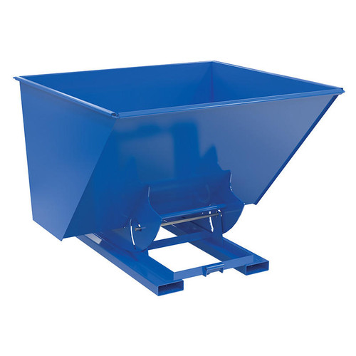 Vestil Hopper W/O Bump & Dump Ld 2.5 Cu Yd 2K Blue 