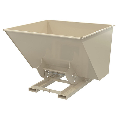 Vestil Hopper W/O Bump & Dump Ld 2.5 Cuyd 2K Beige