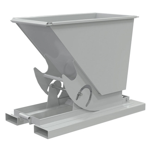 Vestil Hopper W/O Bump & Dump Hd .33 Cu Yd 6K Gy