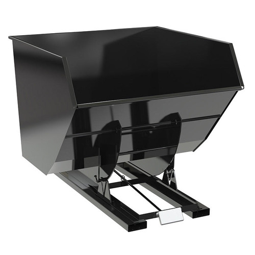 Vestil Self-Dump Hd 4Cuyd 6K Blk Hi/Gls