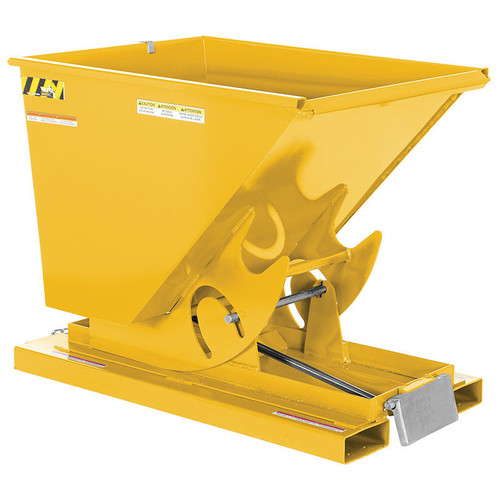 Vestil Self-Dump Hopper Hd .50 Cu Yd 6K Yellow 