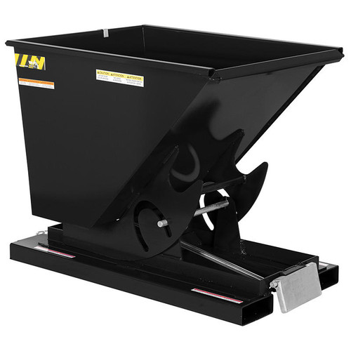 Vestil Self-Dump Hopper Ld .50 Cu Yd 2K Blk Semi/Gloss 