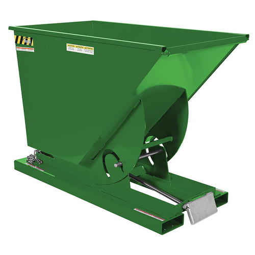 Vestil Self-Dump Hopper Hd .75 Cu Yd 6K Green