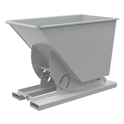 Vestil Hopper W/O Bump & Dump Md .75 Cu Yd 4K Gy