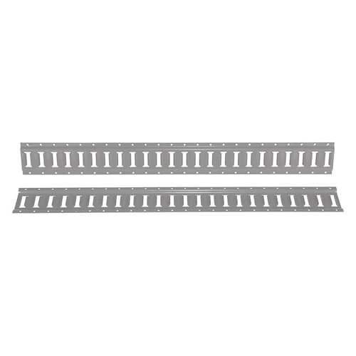Vestil E-Track 4 Foot 2 Pack Gray 