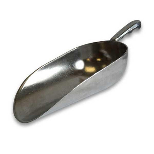 Scoop, Stainless steel, Flat Nose