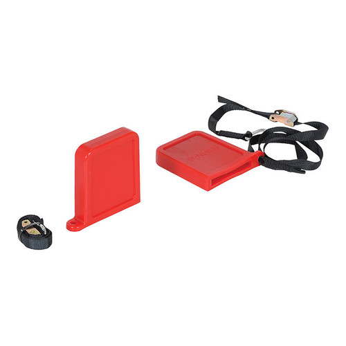 Vestil Fork Tip Protector Thin Red 