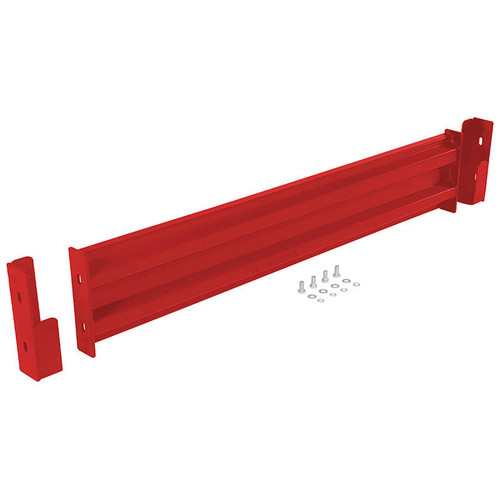 Vestil GR-F2R-DI-5-RD, Drop-In Style Guard Rail 5 Ft Red 