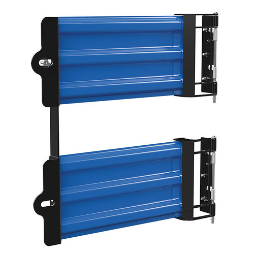 Vestil Double 3 Ribbed Spring Gate 3Ft Blue