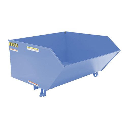 Vestil Low Profile Hopper Hd 1 Cubic Yard-Sky Blue