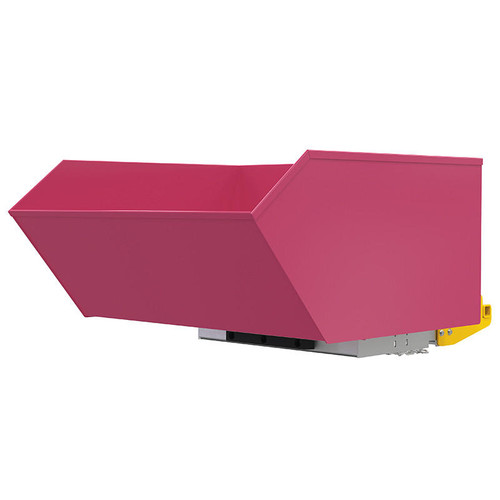 Vestil Stl Ld Bump/Dump Hopper 1  2,000  Pink