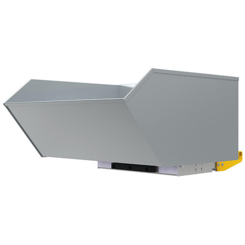 Vestil Stl Ld Bump/Dump Hopper 1  2,000  Silver