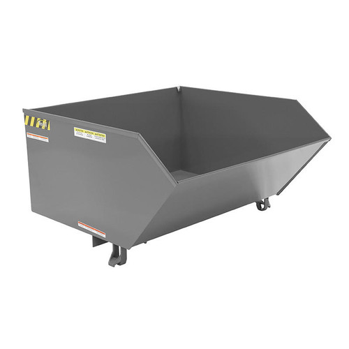 Vestil Low Profile Hopper Md 1 Cubic Yard-Gray