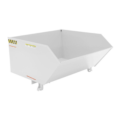 Vestil Low Profile Hopper Md 1 Cubic Yard-White