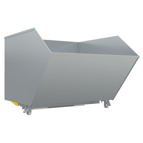 Vestil Stl Ld Bump/Dump Hopper 1.5  2,000  Silver