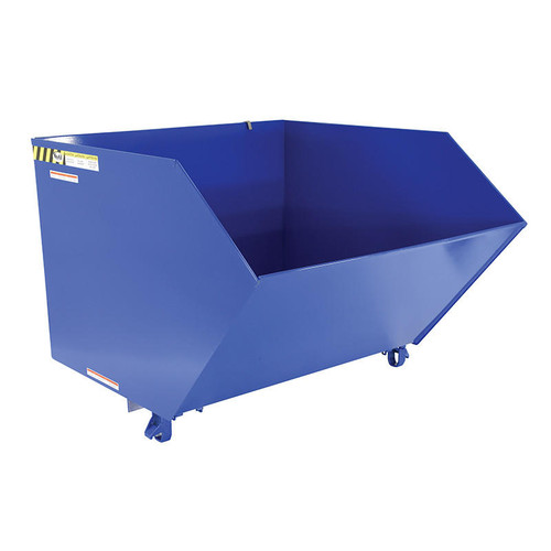 Vestil Low Profile Hopper Md 1.5 Cubic Yard-Blue 