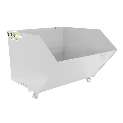 Vestil Low Profile Hopper Md 1.5 Cubic Yard-White