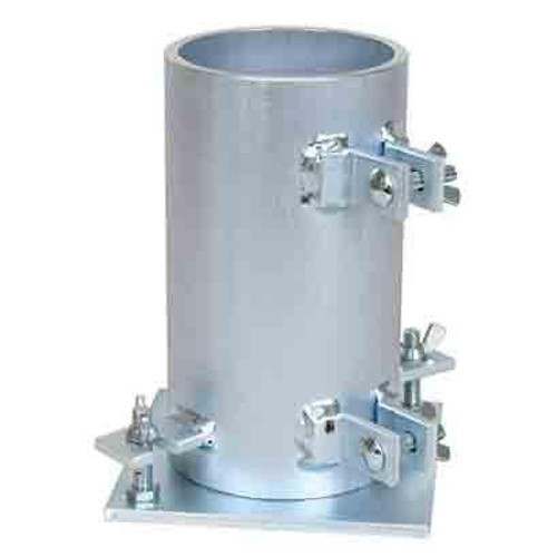 Steel Concrete Test Cylinder Mold, Reusable, 4x8in 