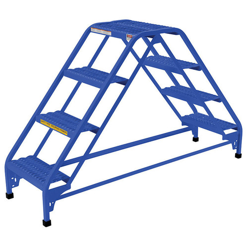 Vestil Double Sided Ladder 4 Step 19W Grip 