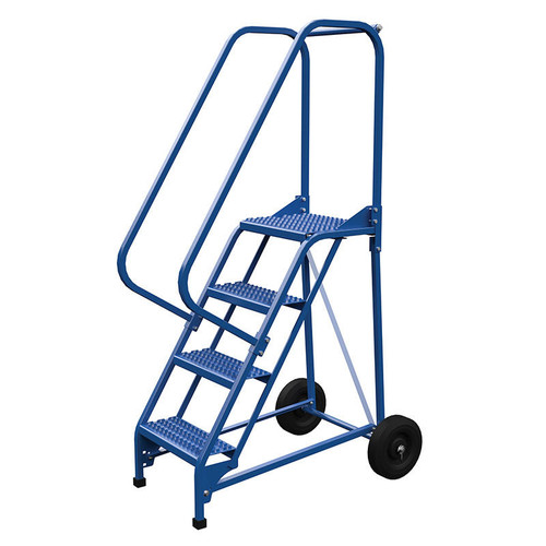 Vestil Roll-A-Fold Lad 58 Deg Grip Strut 4 Step 
