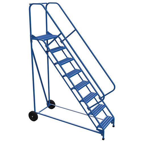 Vestil Roll-A-Fold Lad 50 Deg Grip Strut 8 Step 