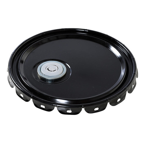 Vestil Un Rated Spout Top Steel Lid 5 Gal Black 