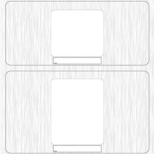 Vestil Pers Desk Shld Grd White Linen Theme 1Window  17.5 