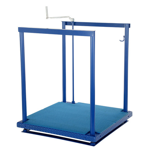 Vestil Ergo Posi-Crank Platform W/Mat 36X48 In 