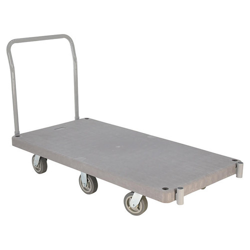 Vestil Plastic Platform Truck 1 Handle 3K 