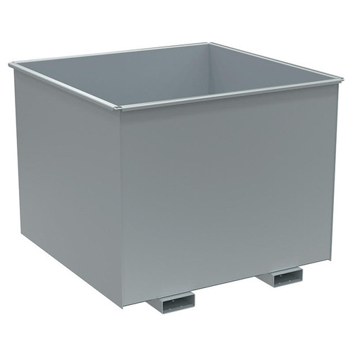 Vestil Rotational Box Hopper 2.50 Cu Yd Hd Silver