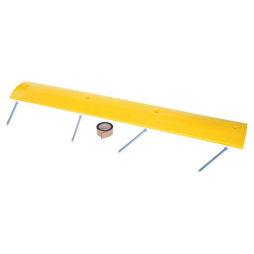 Speed Bump Asphalt Hardware 72in x 12in x 2-1/4in, Yellow