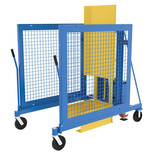 Vestil Dc Power Trash Can Dumper 400Lb 86.5 In 