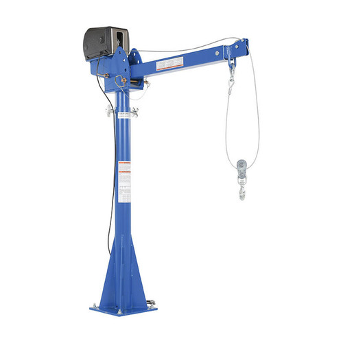 Vestil Ac Powered Lift Jib Crane 2K 3-5 Ft Boom 