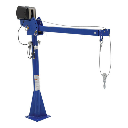 Vestil Ac Powered Jib Crane 2K 4-7 Ft Boom Csa 