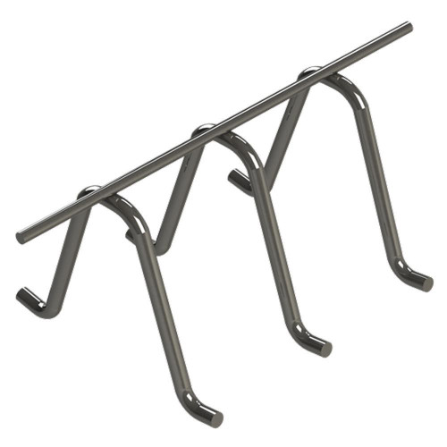 Dayton Superior CHC Continuous Rebar Chair Support, 7-1/2in x 100ft, Plastic Dipped 