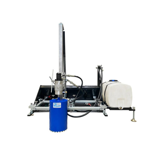 KOR-IT Hydraulic Core Drill, Skid Steer Mount, Position System, 48in Bit Max 