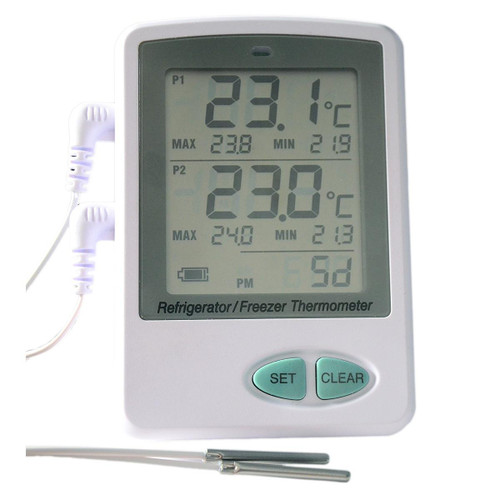 Thermco Ultra Low Temperature Dual Probe Data Logger, Software-Less Reporting 