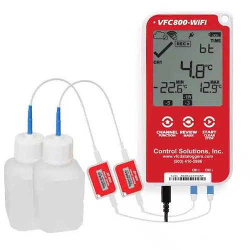 Thermco Wireless Data Logger with Display with Smart Probe, -40 to 99C (-40 to 210F) 