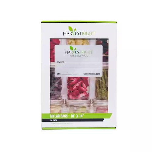  Harvest Right Resealable Mylar Bags, 10in x 14in (300/Pack) 