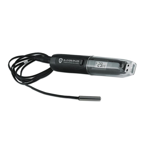  Lascar 21CFR Compliant USB Thermistor Probe Logger With Display 